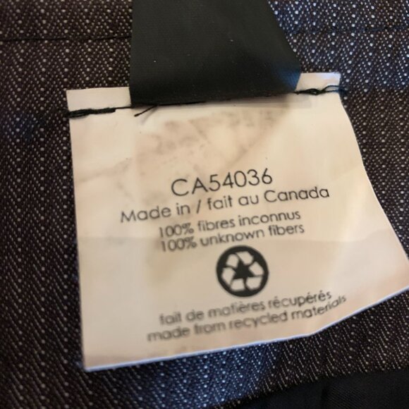 CREATION ENCORE - Black Gray A-line skirt red buttons Recycle material - Medium - Picture 6 of 6